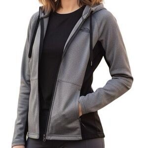 The‎ North Face women’s black and gray jacket Large like new condition